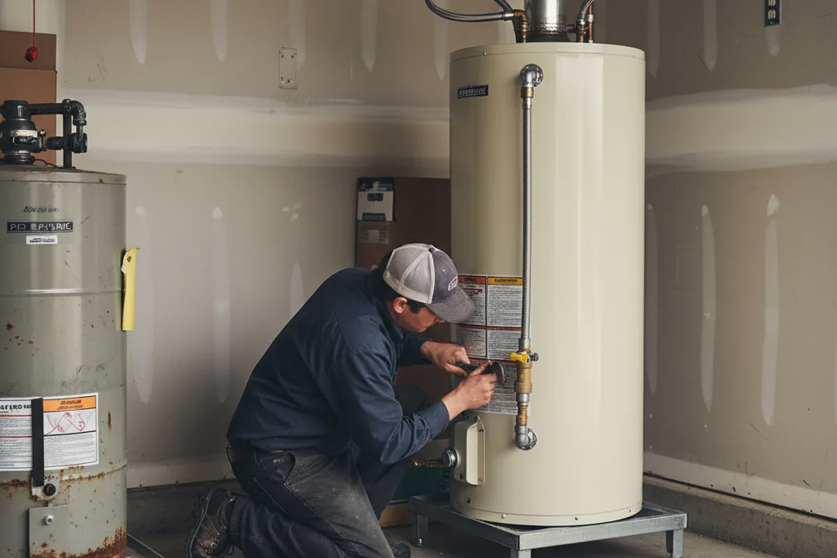 Water heater and shutoff valve replacement in Kissee Mills